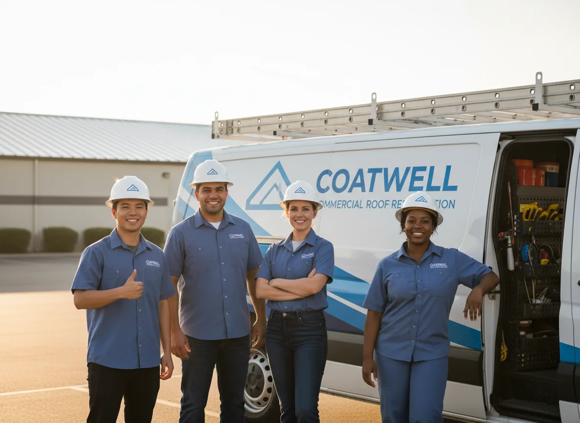 Commercial roof coating company in Donnellson, IL